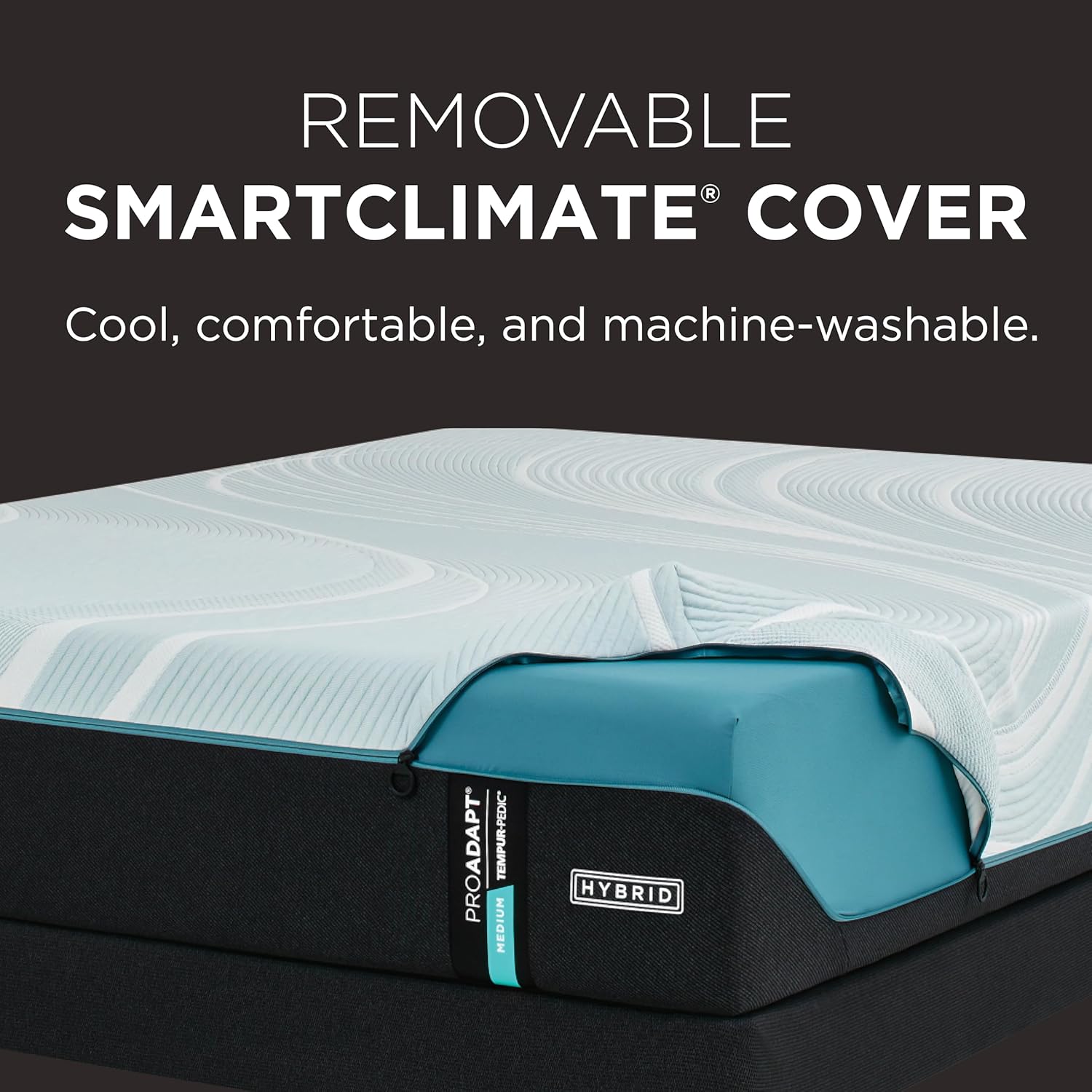 tempur pedic TEMPUR-ActiveBreeze Medium Hybrid 2.0 Twin XL mattress, alternate view